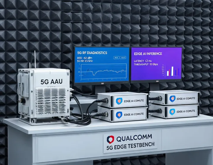 5G AAU and edge AI lab