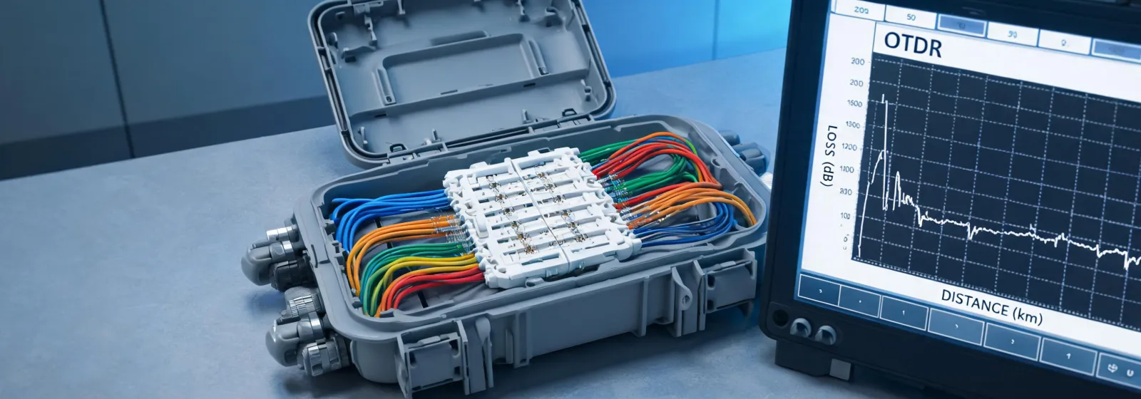 Fiber splicing closure